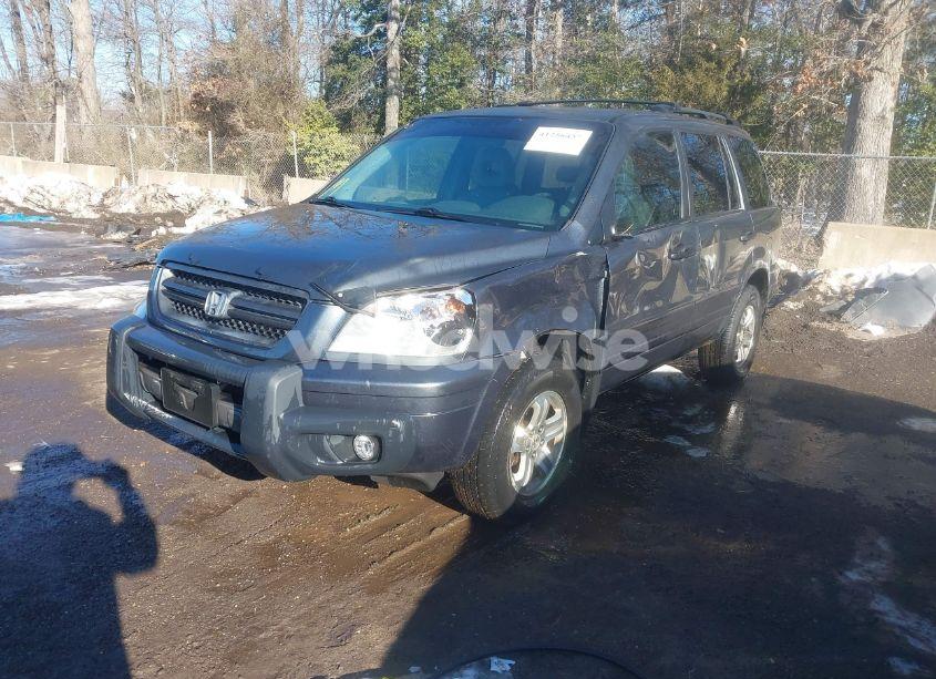 Photo 2 of 2003 Honda Pilot EX-L (VIN 2HKYF18593H585515)