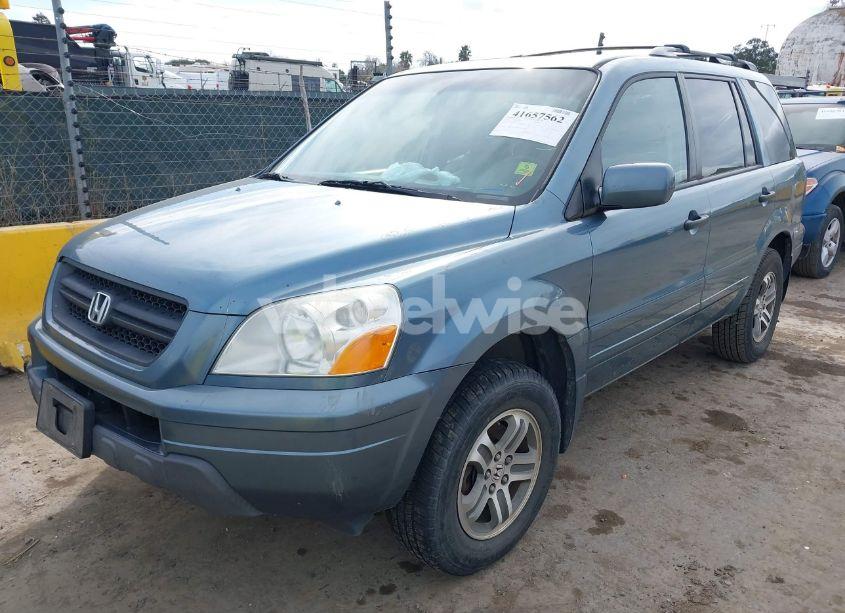 Photo 2 of 2005 Honda Pilot EX-L (VIN 2HKYF18595H541338)