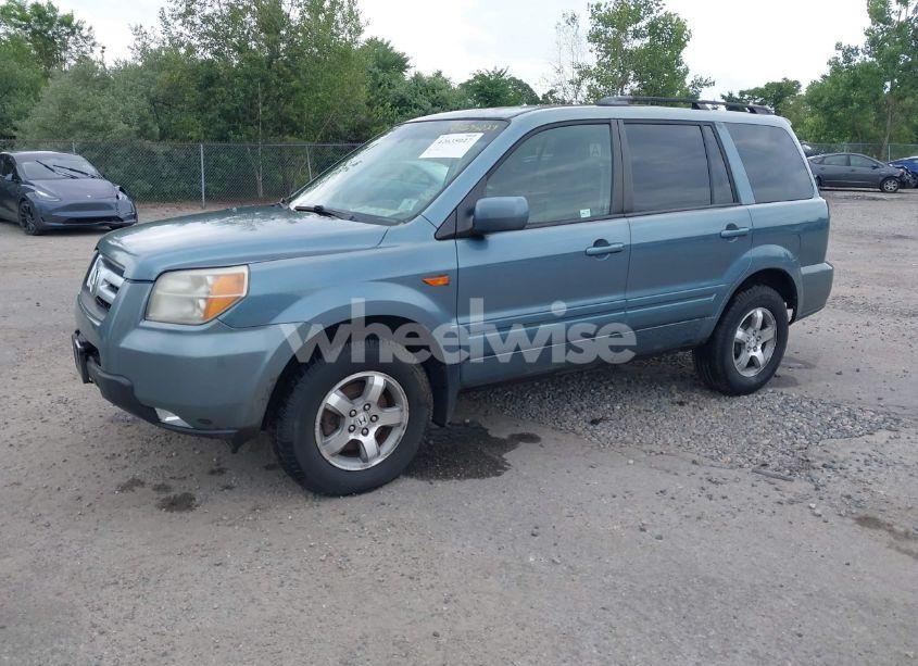 Photo 2 of 2007 Honda Pilot EX-L (VIN 2HKYF18597H505684)