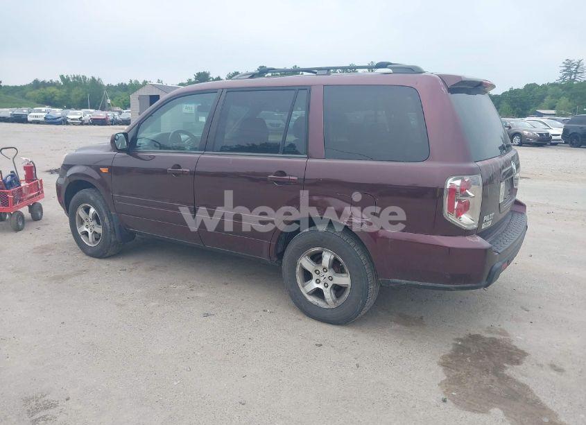 Photo 3 of 2007 Honda Pilot EX-L (VIN 2HKYF18597H513543)