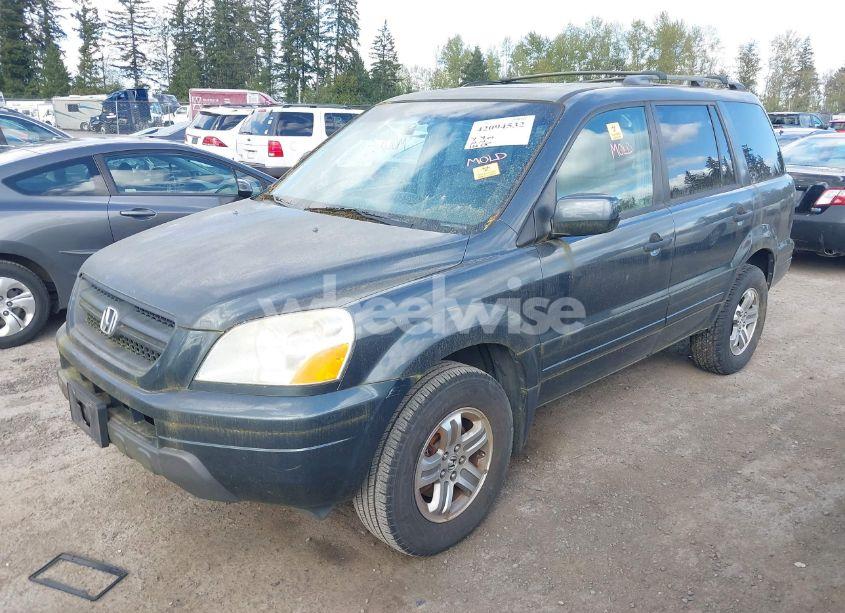 Photo 2 of 2005 Honda Pilot EX-L (VIN 2HKYF185X5H573585)