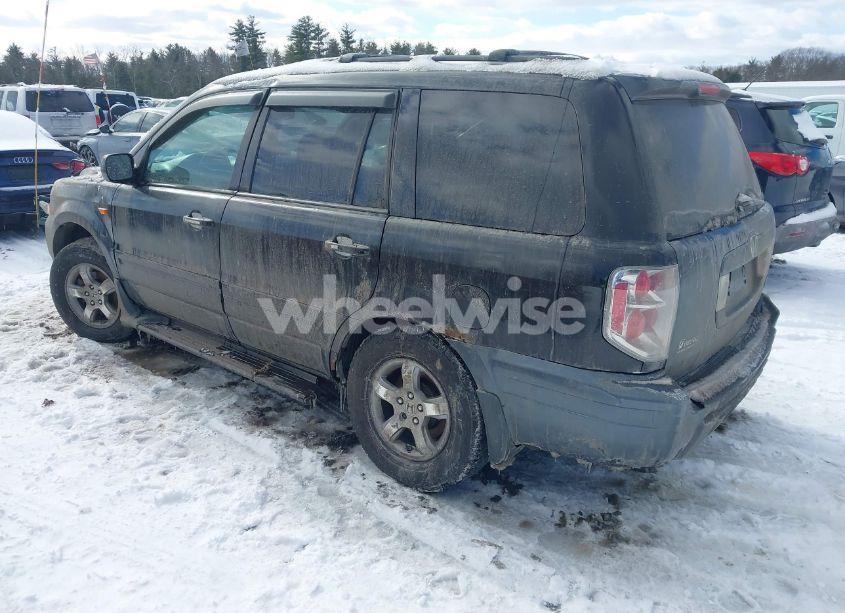 Photo 3 of 2007 Honda Pilot EX-L (VIN 2HKYF185X7H520209)