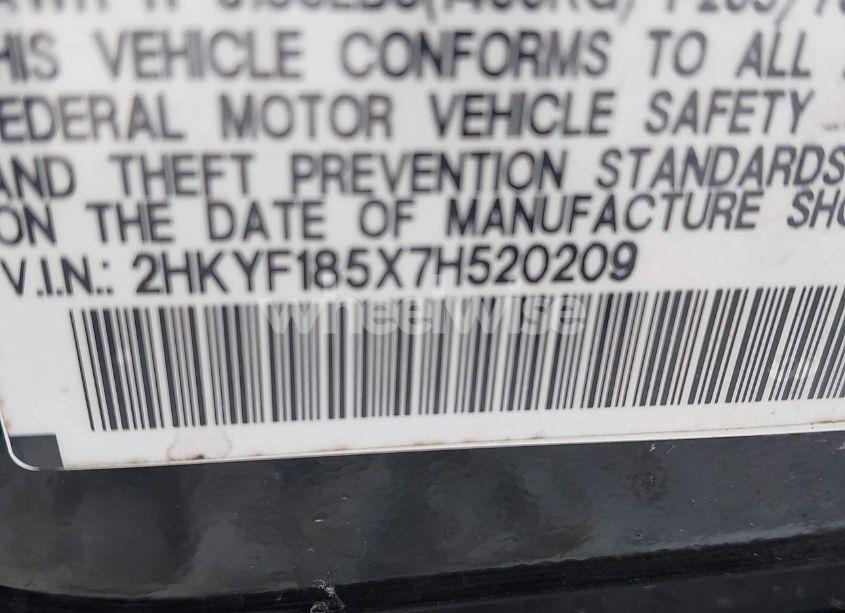 Photo 9 of 2007 Honda Pilot EX-L (VIN 2HKYF185X7H520209)