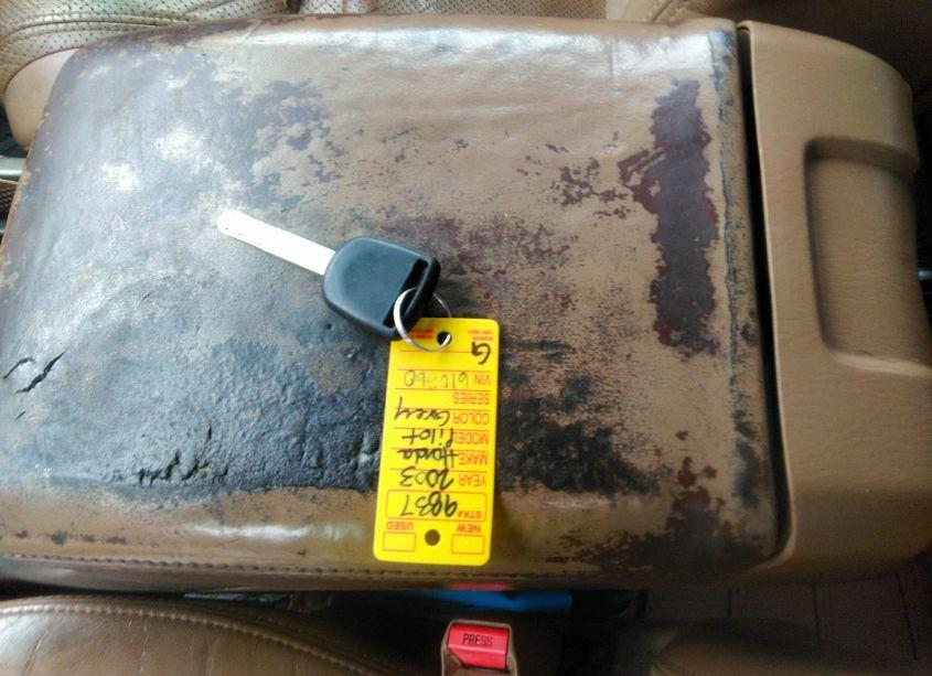 Photo 11 of 2003 Honda Pilot EX-L (VIN 2HKYF18603H610360)