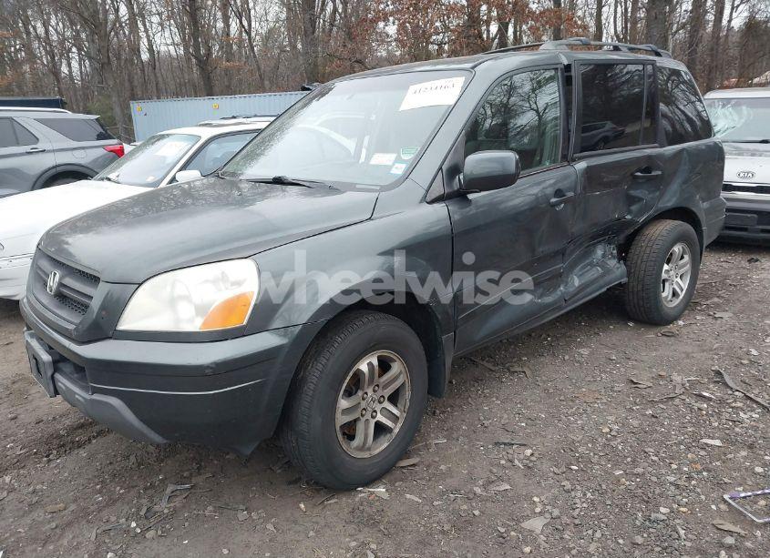 Photo 2 of 2003 Honda Pilot EX-L (VIN 2HKYF18623H592542)