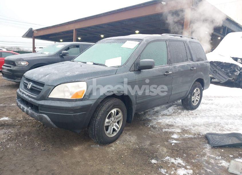Photo 2 of 2004 Honda Pilot EX-L (VIN 2HKYF18634H545652)