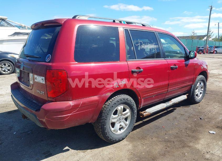 Photo 4 of 2005 Honda Pilot EX-L (VIN 2HKYF18635H564218)