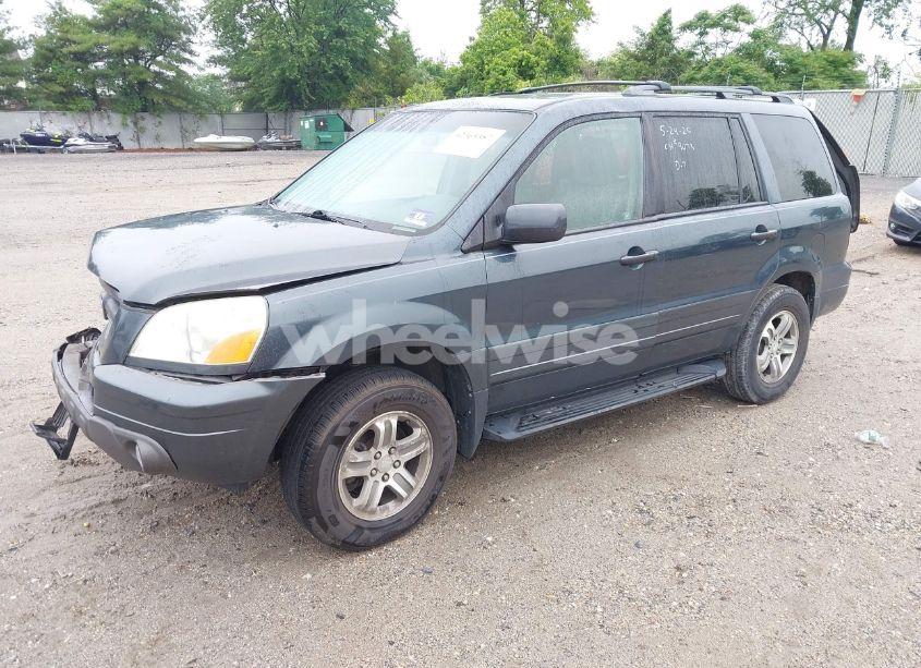 Photo 2 of 2004 Honda Pilot EX-L (VIN 2HKYF18644H590308)