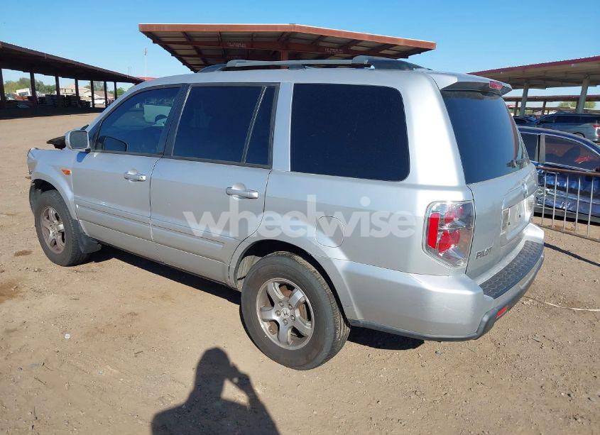 Photo 3 of 2007 Honda Pilot EX-L (VIN 2HKYF18657H501494)