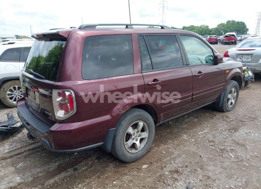 Photo 4 of 2007 Honda Pilot EX-L (VIN 2HKYF18657H532289)