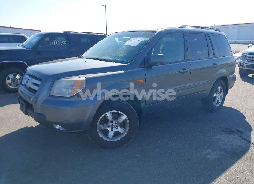 Photo 2 of 2007 Honda Pilot EX-L (VIN 2HKYF18667H501911)