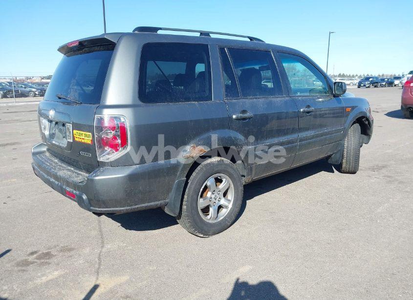 Photo 4 of 2007 Honda Pilot EX-L (VIN 2HKYF18667H501911)