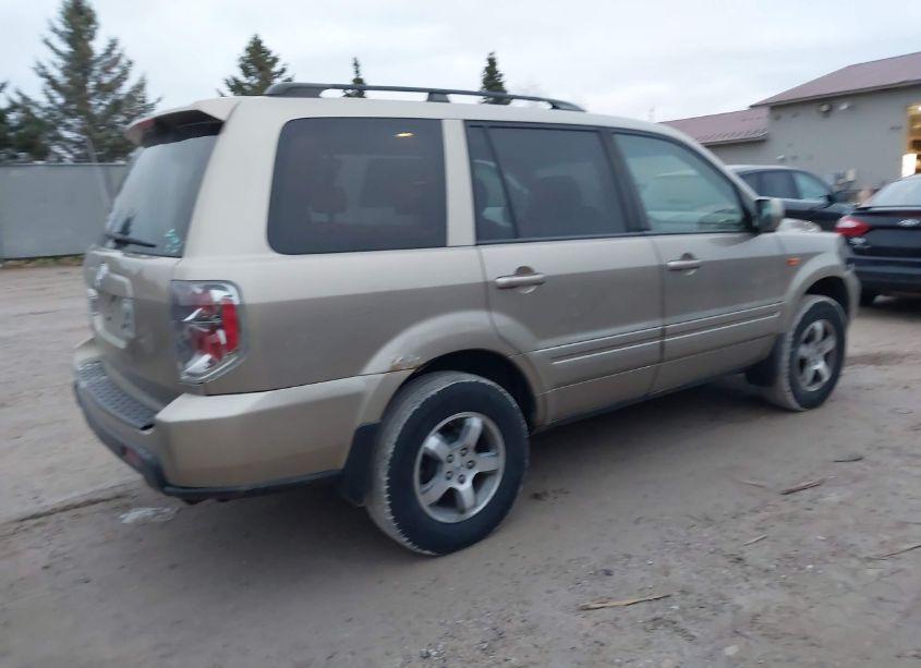 Photo 4 of 2007 Honda Pilot EX-L (VIN 2HKYF18667H505053)