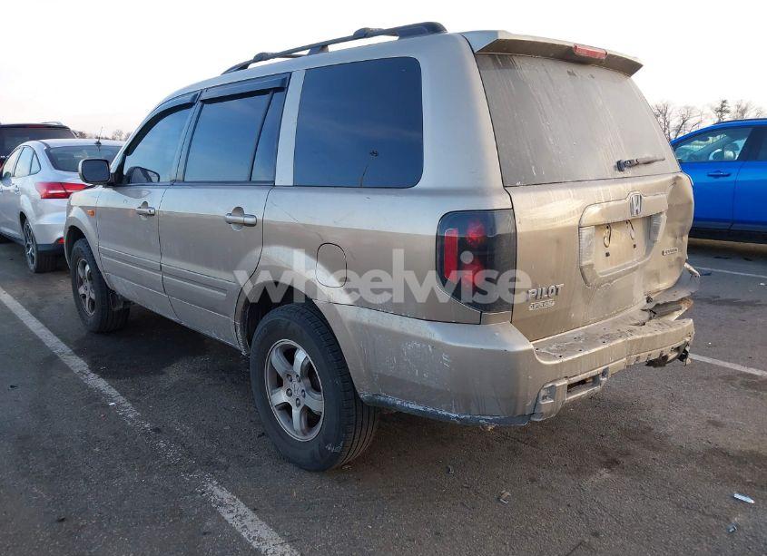 Photo 3 of 2007 Honda Pilot EX-L (VIN 2HKYF18667H509331)