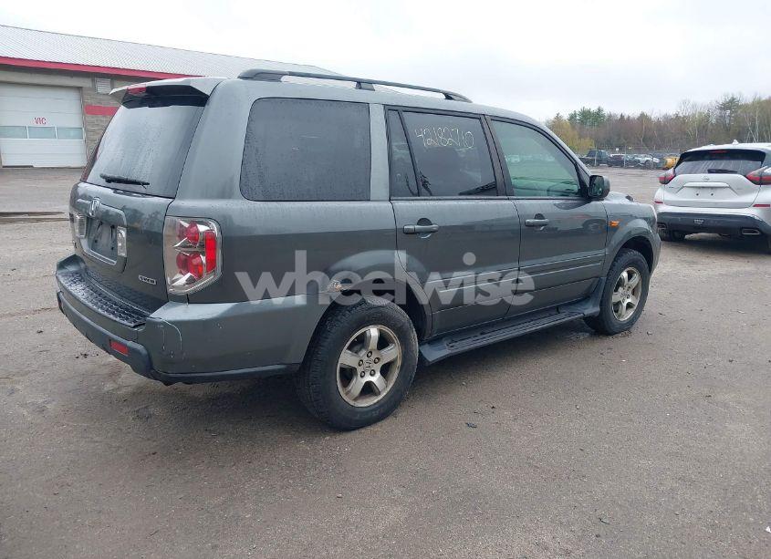 Photo 4 of 2007 Honda Pilot EX-L (VIN 2HKYF18667H526601)