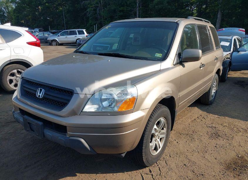 Photo 2 of 2004 Honda Pilot EX-L (VIN 2HKYF18674H616366)