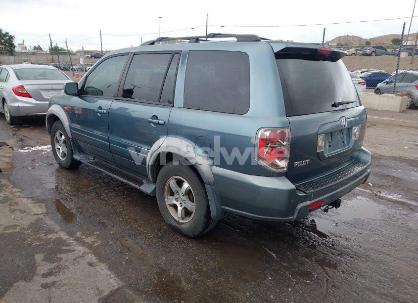Photo 3 of 2007 Honda Pilot EX-L (VIN 2HKYF18677H501996)