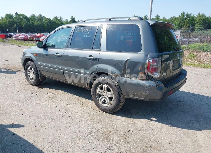 Photo 3 of 2007 Honda Pilot EX-L (VIN 2HKYF18677H504266)