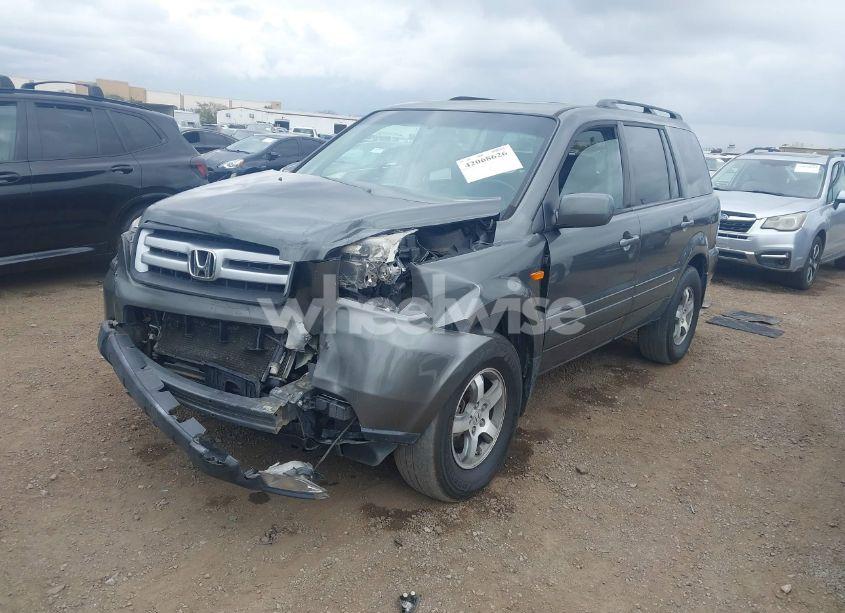 Photo 2 of 2007 Honda Pilot EX-L (VIN 2HKYF18677H533296)