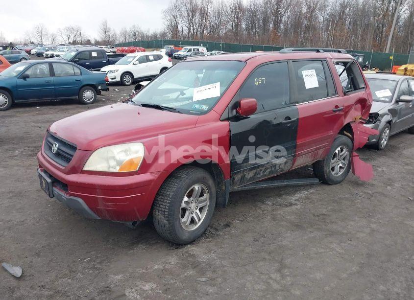 Photo 2 of 2003 Honda Pilot EX-L (VIN 2HKYF18683H581271)