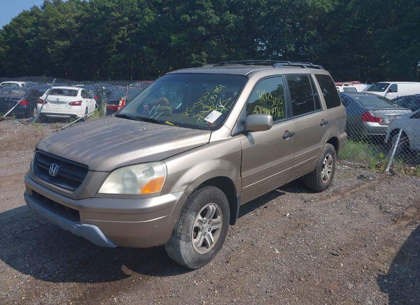 Photo 2 of 2005 Honda Pilot EX-L (VIN 2HKYF18685H524183)
