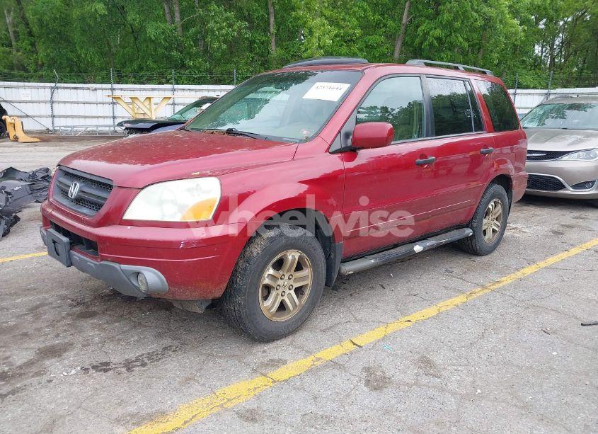 Photo 2 of 2005 Honda Pilot EX-L (VIN 2HKYF18685H532008)
