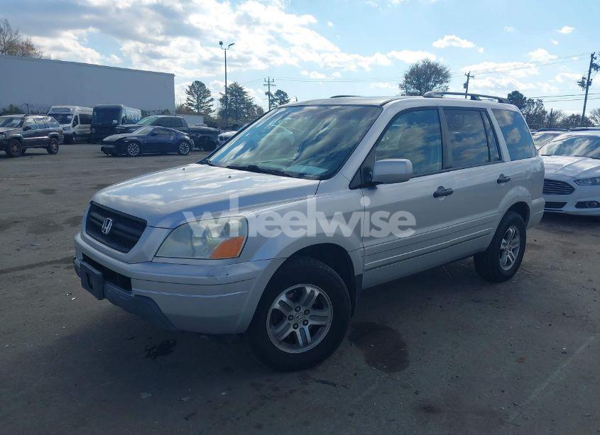 Photo 2 of 2005 Honda Pilot EX-L (VIN 2HKYF18695H558018)