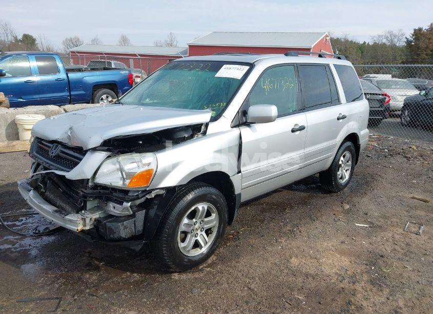 Photo 2 of 2005 Honda Pilot EX-L (VIN 2HKYF18725H534538)