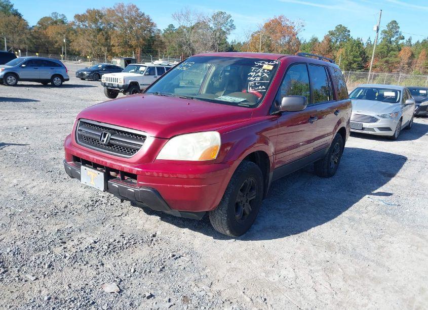Photo 2 of 2005 Honda Pilot EX-L (VIN 2HKYF18725H568656)