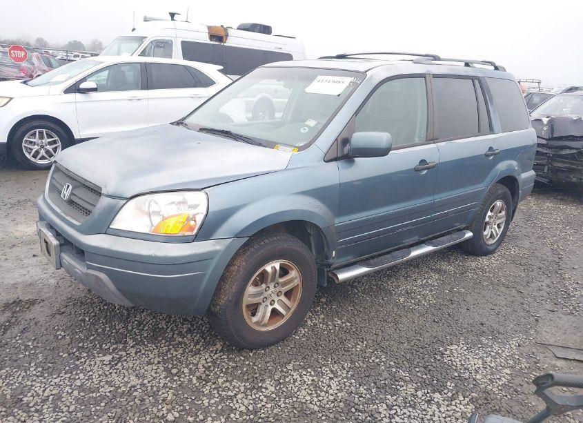 Photo 2 of 2005 Honda Pilot EX-L (VIN 2HKYF18735H549940)