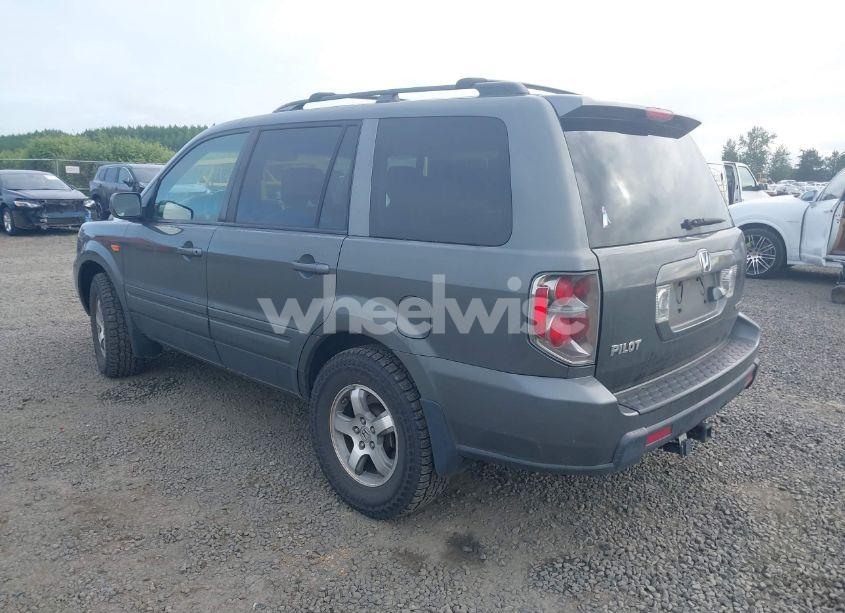 Photo 3 of 2007 Honda Pilot EX-L (VIN 2HKYF18737H519100)