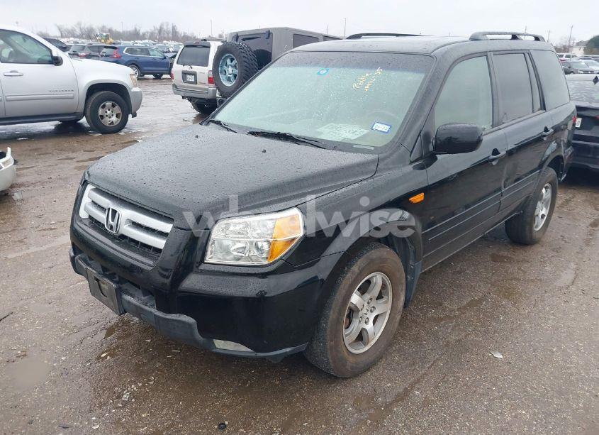 Photo 2 of 2007 Honda Pilot EX-L (VIN 2HKYF18737H526418)