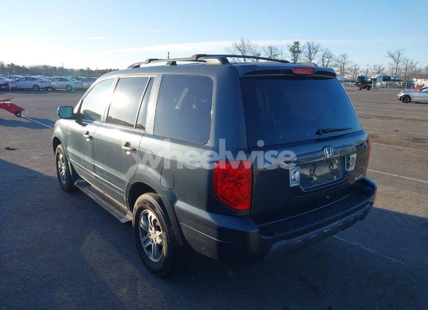 Photo 3 of 2005 Honda Pilot EX-L (VIN 2HKYF18745H564639)