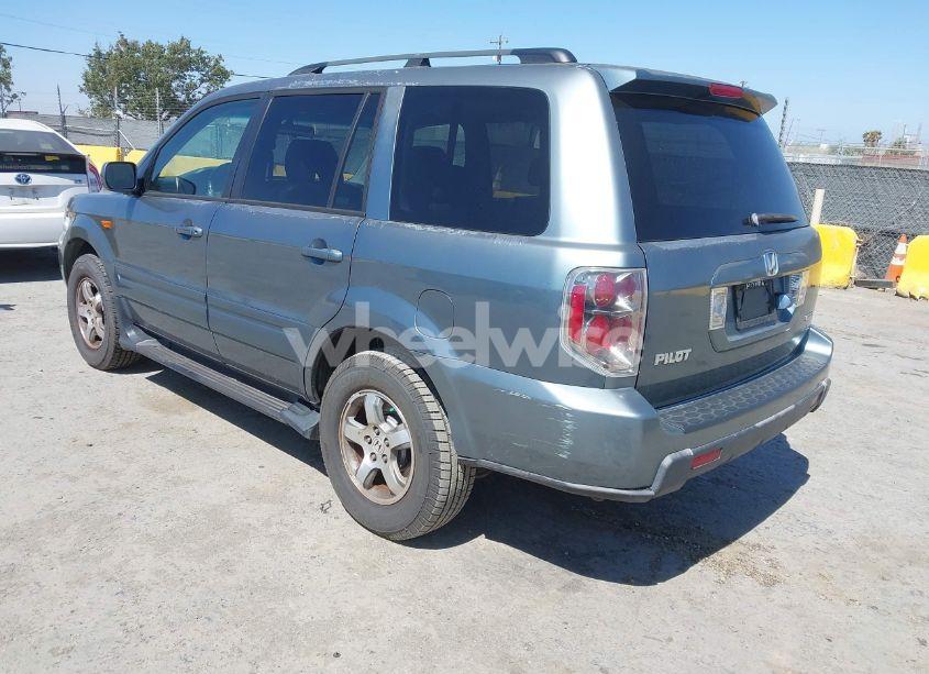 Photo 3 of 2007 Honda Pilot EX-L (VIN 2HKYF18747H514858)