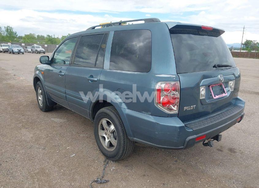 Photo 3 of 2007 Honda Pilot EX-L (VIN 2HKYF18747H534107)
