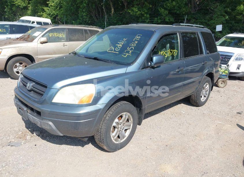 Photo 2 of 2005 Honda Pilot EX-L (VIN 2HKYF18765H571821)