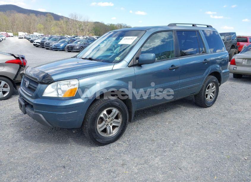Photo 2 of 2005 Honda Pilot EX-L (VIN 2HKYF18785H542479)