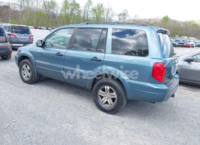 Photo 3 of 2005 Honda Pilot EX-L (VIN 2HKYF18785H542479)