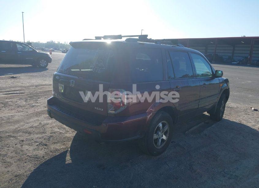 Photo 4 of 2007 Honda Pilot EX-L (VIN 2HKYF18787H525975)
