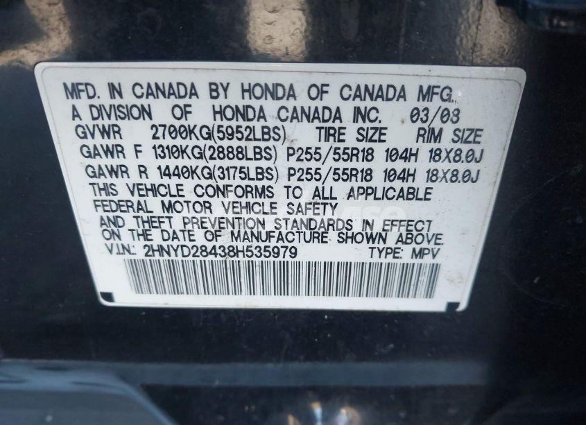 Photo 9 of 2008 Acura Mdx TECHNOLOGY PACKAGE (VIN 2HNYD28438H535979)