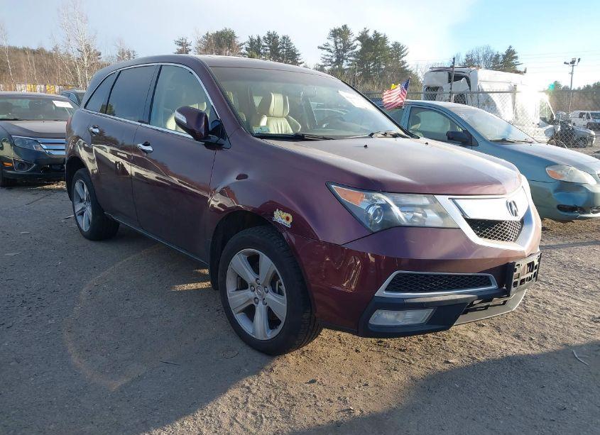 2012 Acura Mdx (VIN 2HNYD2H26CH539208) main photo