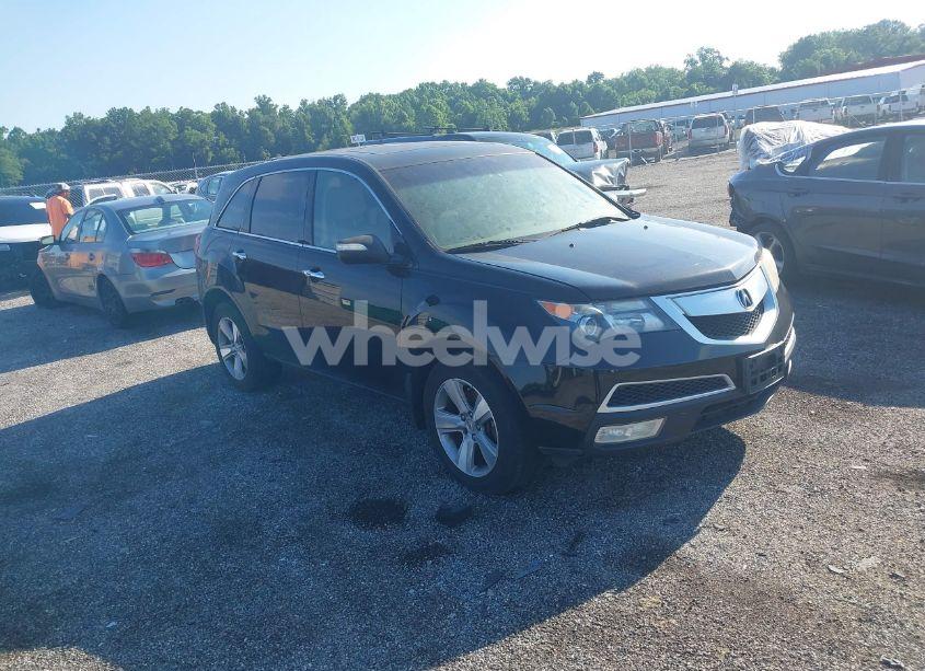 2012 Acura Mdx (VIN 2HNYD2H27CH546538) main photo