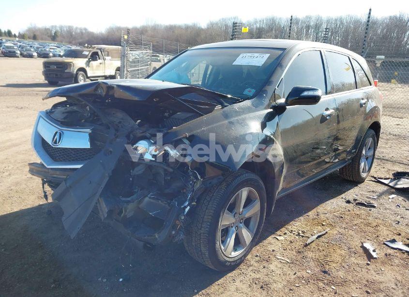 Photo 2 of 2011 Acura Mdx (VIN 2HNYD2H2XBH525102)