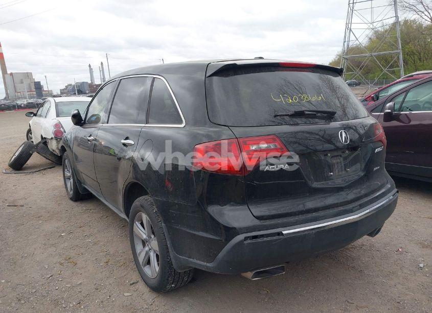 Photo 3 of 2012 Acura Mdx TECHNOLOGY PACKAGE (VIN 2HNYD2H33CH527655)
