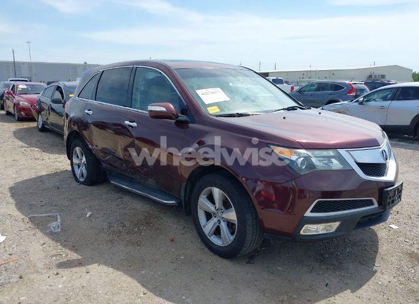 2012 Acura Mdx TECHNOLOGY PACKAGE (VIN 2HNYD2H39CH537252) main photo
