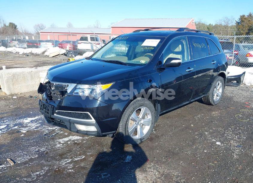 Photo 2 of 2012 Acura Mdx TECHNOLOGY PACKAGE (VIN 2HNYD2H3XCH514546)