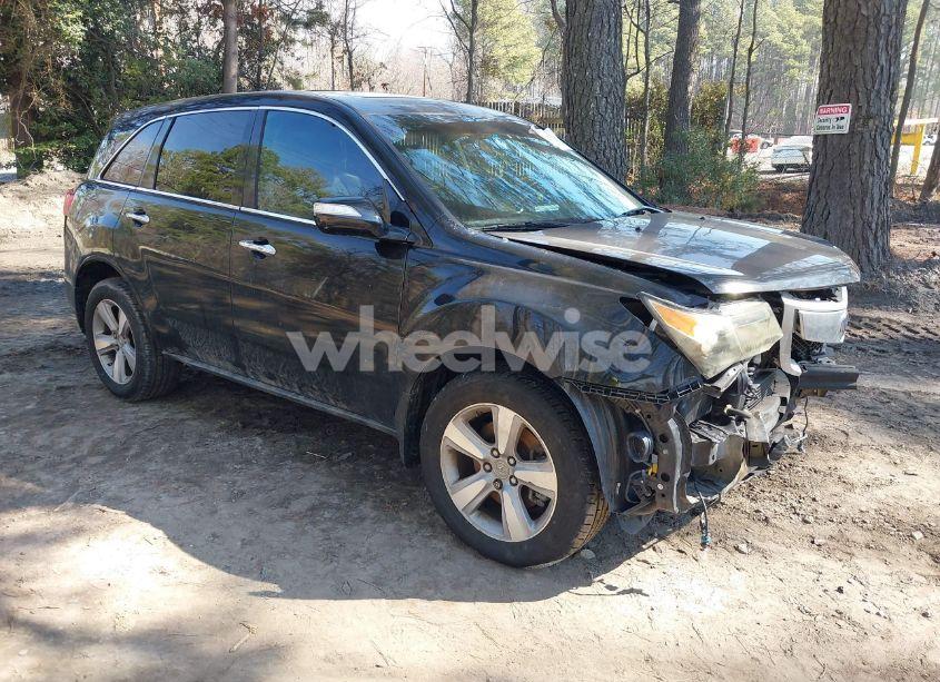 2012 Acura Mdx TECHNOLOGY PACKAGE (VIN 2HNYD2H42CH527025) main photo