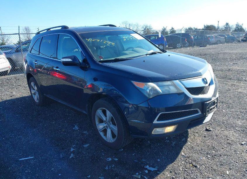2011 Acura Mdx TECHNOLOGY PACKAGE (VIN 2HNYD2H4XBH505918) main photo