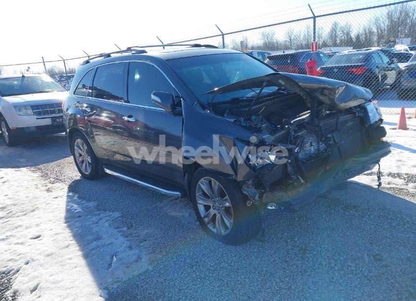 2012 Acura Mdx ADVANCE PACKAGE (VIN 2HNYD2H85CH501845) main photo