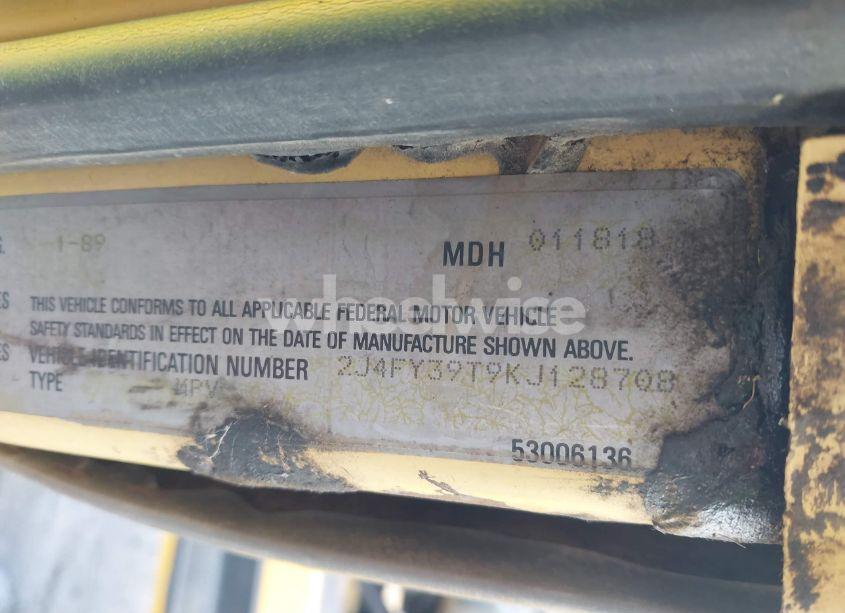 Photo 9 of 1989 Jeep Wrangler / YJ ISLANDER (VIN 2J4FY39T9KJ128708)